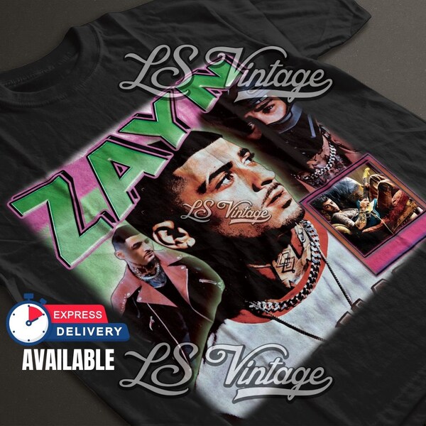 Zayn Malik Shirt Vintage ZAYN Malik Graphic Tee One Direction Bootleg 90s Style Oversized T-Shirt Unisex Gifts for Him and Her