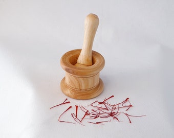 Bamboo Mortar and Pestle