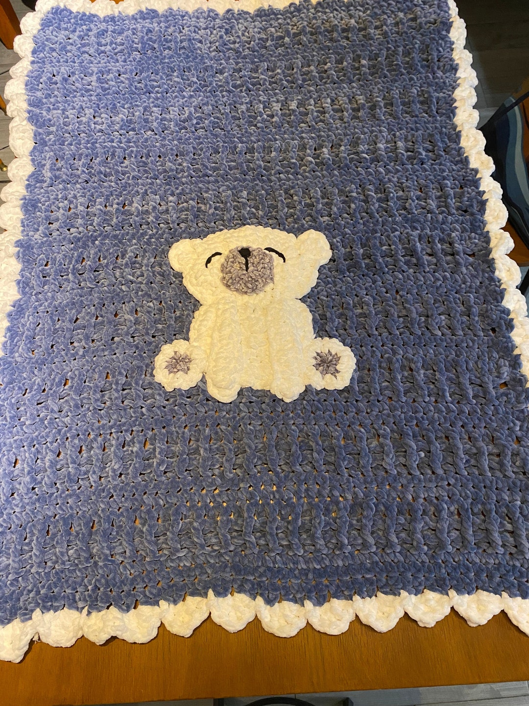 Crochet Baby Blanket Crib Size Etsy