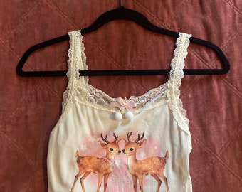 Vintage Coquette Style Top Size Small