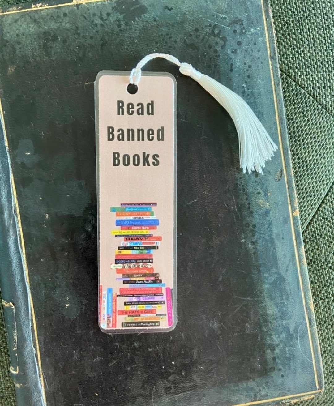 Banned Books Bookmark: "read Banned Books"; Booktok &amp; Political Gifts ...