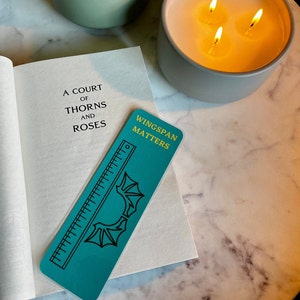 Wingspan Matters; ACOTAR Bookmark (Batboys); Handmade Fan Art, A Court of Thorns and Roses Sarah J Maas, Booktok; Rhysand, Ariel, Cassian