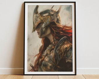 Malenia Elden Ring Poster: Anime Manga Wandkunst (Digitaler Download)
