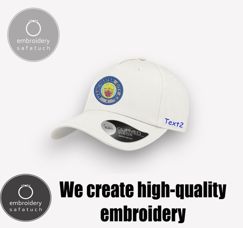 Manchester City Cap, Football Style for Dad, Cap for Him and Her