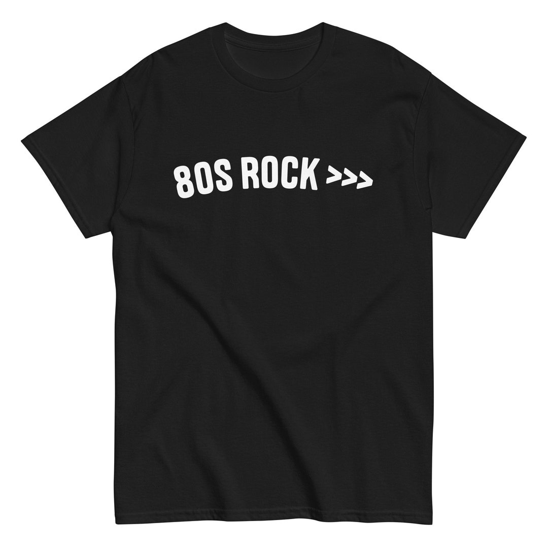 80s Rock Tshirt 80s Tshirt Graphic Tee Etsy