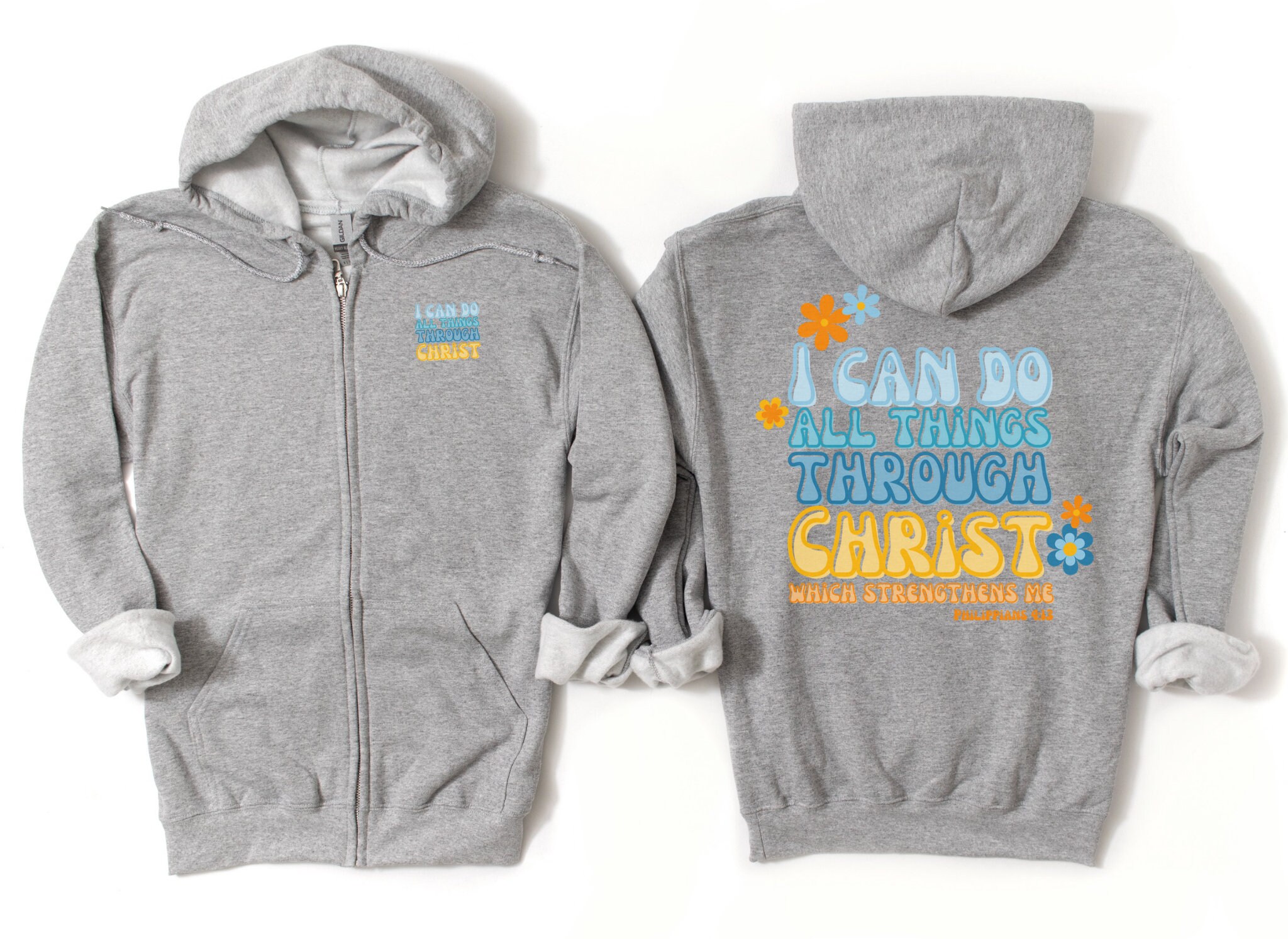 I Can Do All Things Through Christ Zip Hoodie, 2023 LDS Youth Theme Zip ...