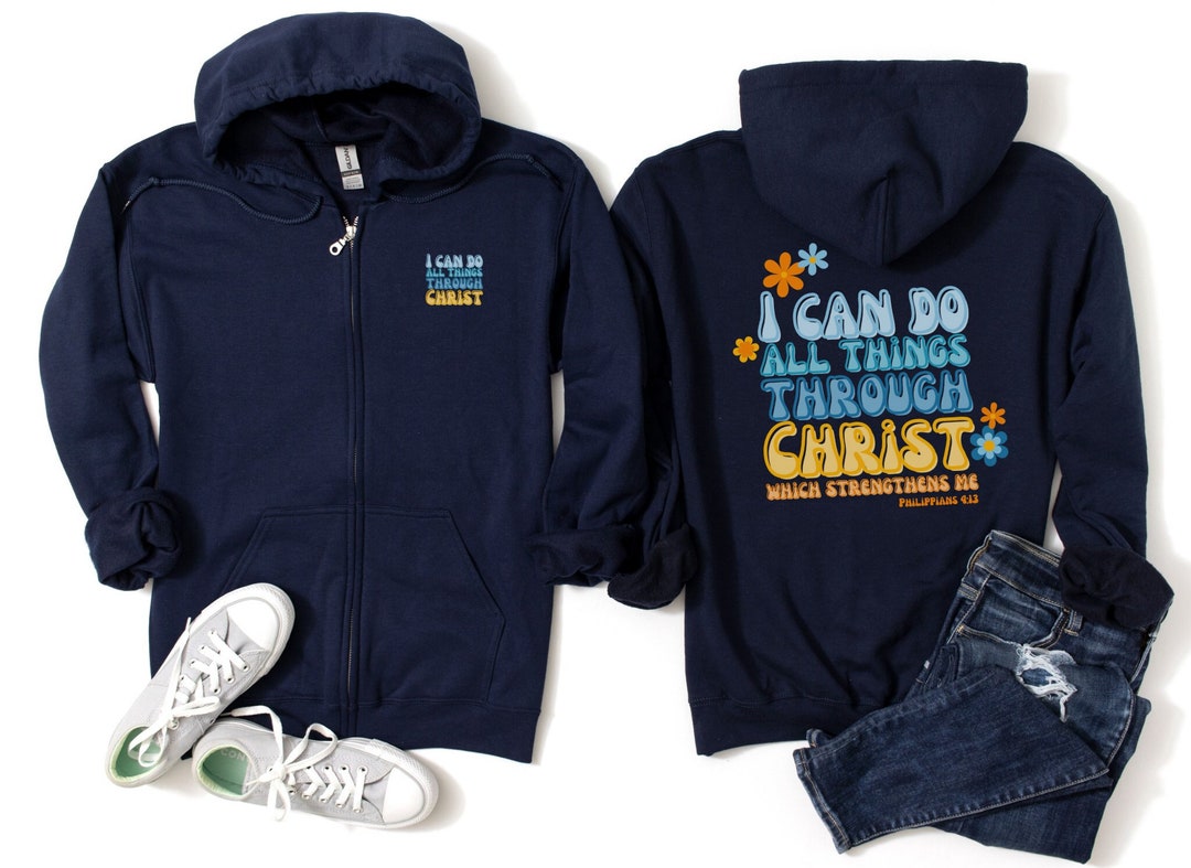 I Can Do All Things Through Christ Zip Hoodie, 2023 LDS Youth Theme Zip ...