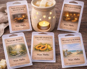 Cera de soja orgánica derretida, aroma a granja, regalo para el Día de la Madre