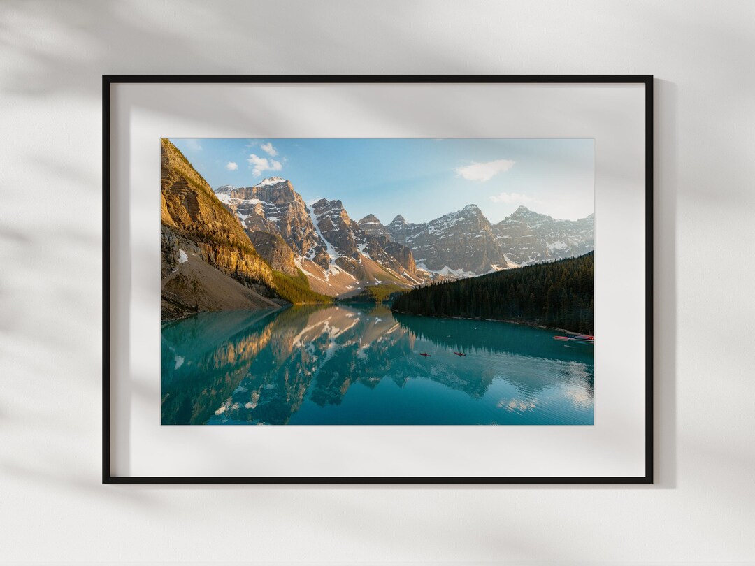 Moraine Lake Print - Canadian Rockies Wall Art, Banff National Park ...