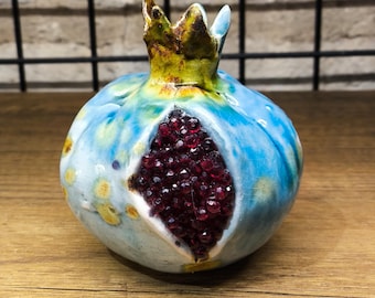 Artisan Elegnce : The Unique Ceramic Pomegranate