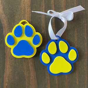 Panther Pfote Ornament oder Schlüsselanhänger