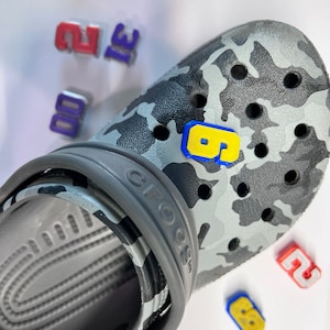 Customized Player Number Shoe Charm