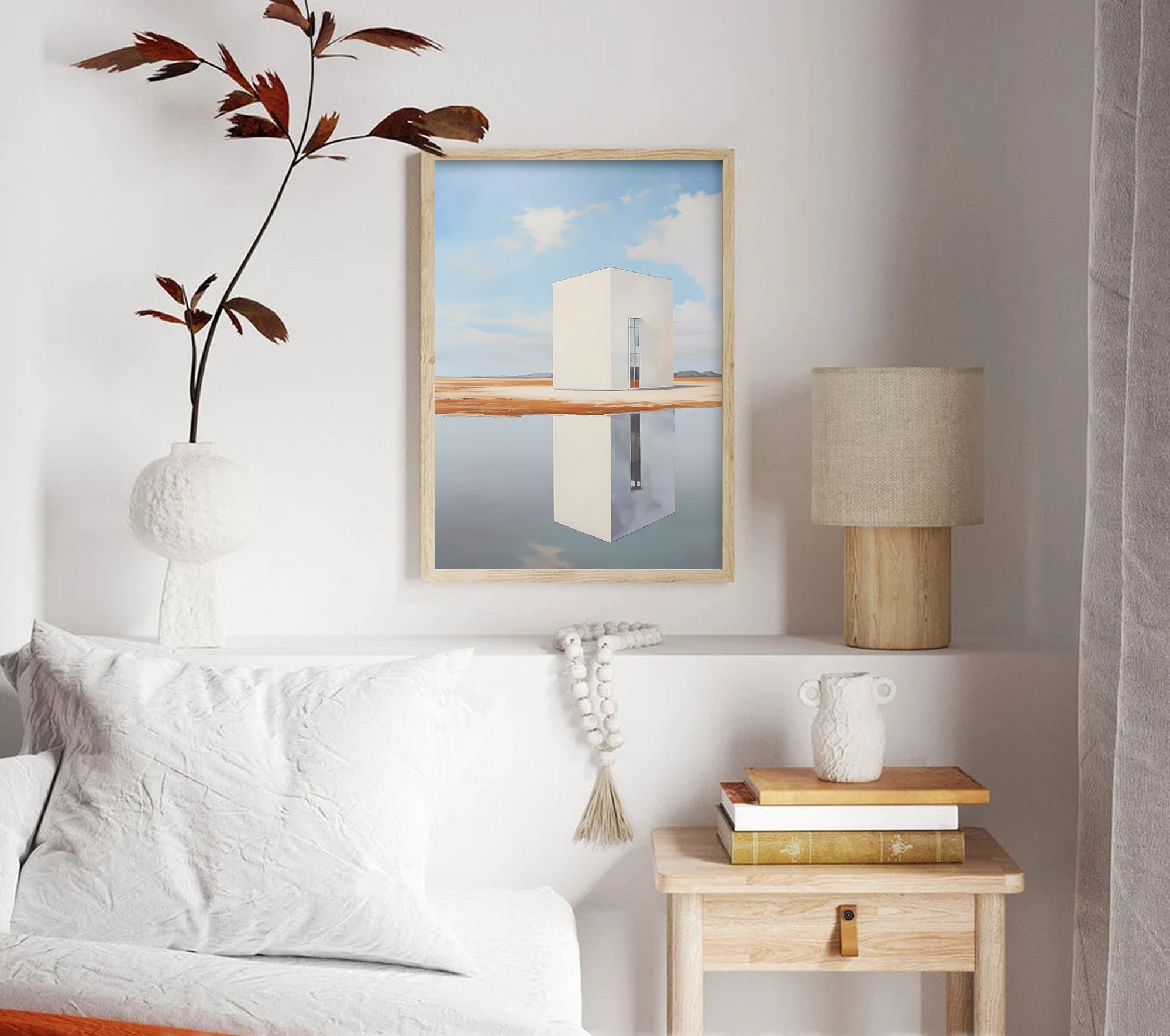 Minimalist Architecture Art Print | Minimalism | Oil on Canvas | Modern ...