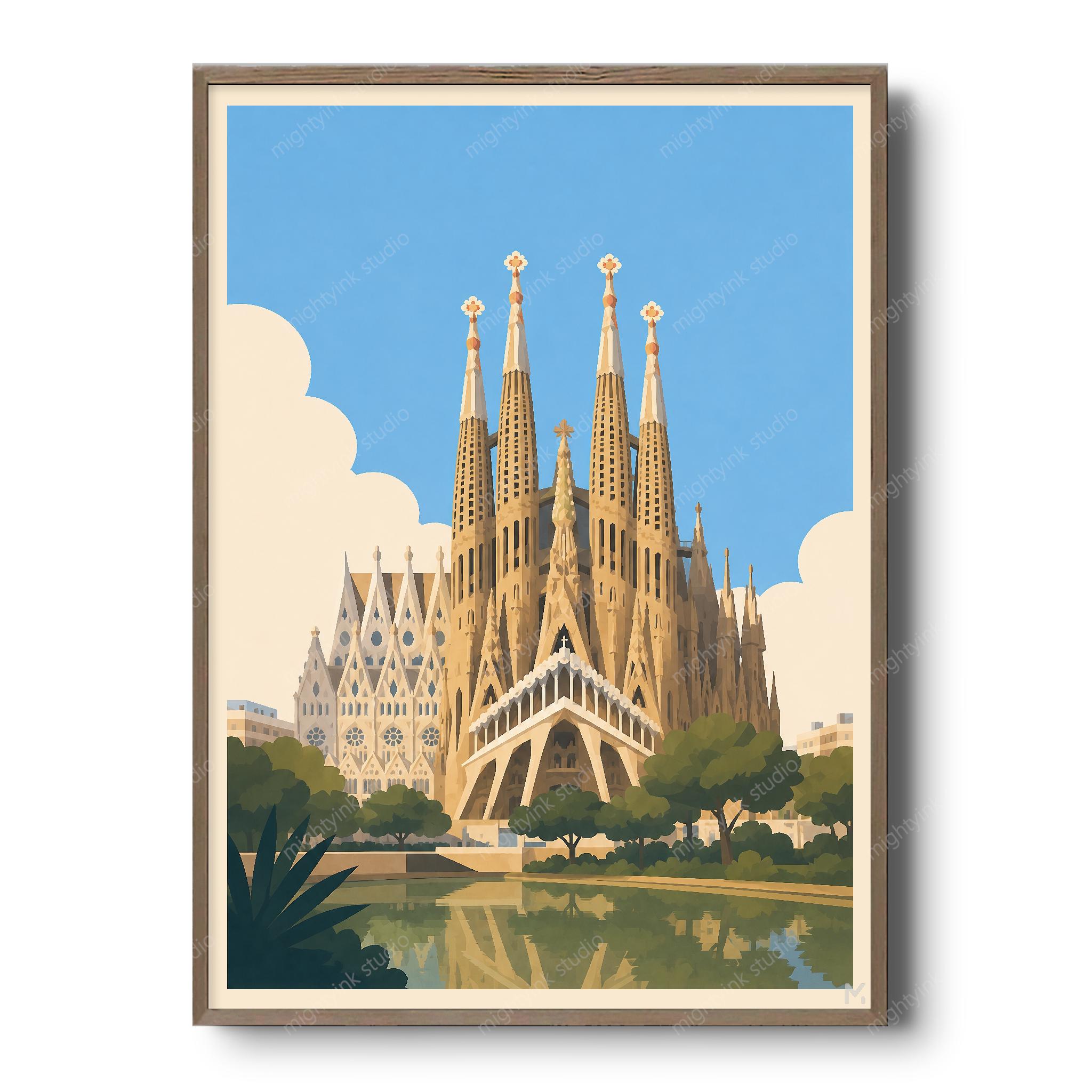 Gaudi poster - Etsy 日本