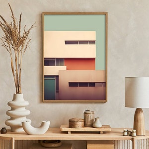 Minimalist Architecture Wall Art | Minimalist Printable Wall Art ...