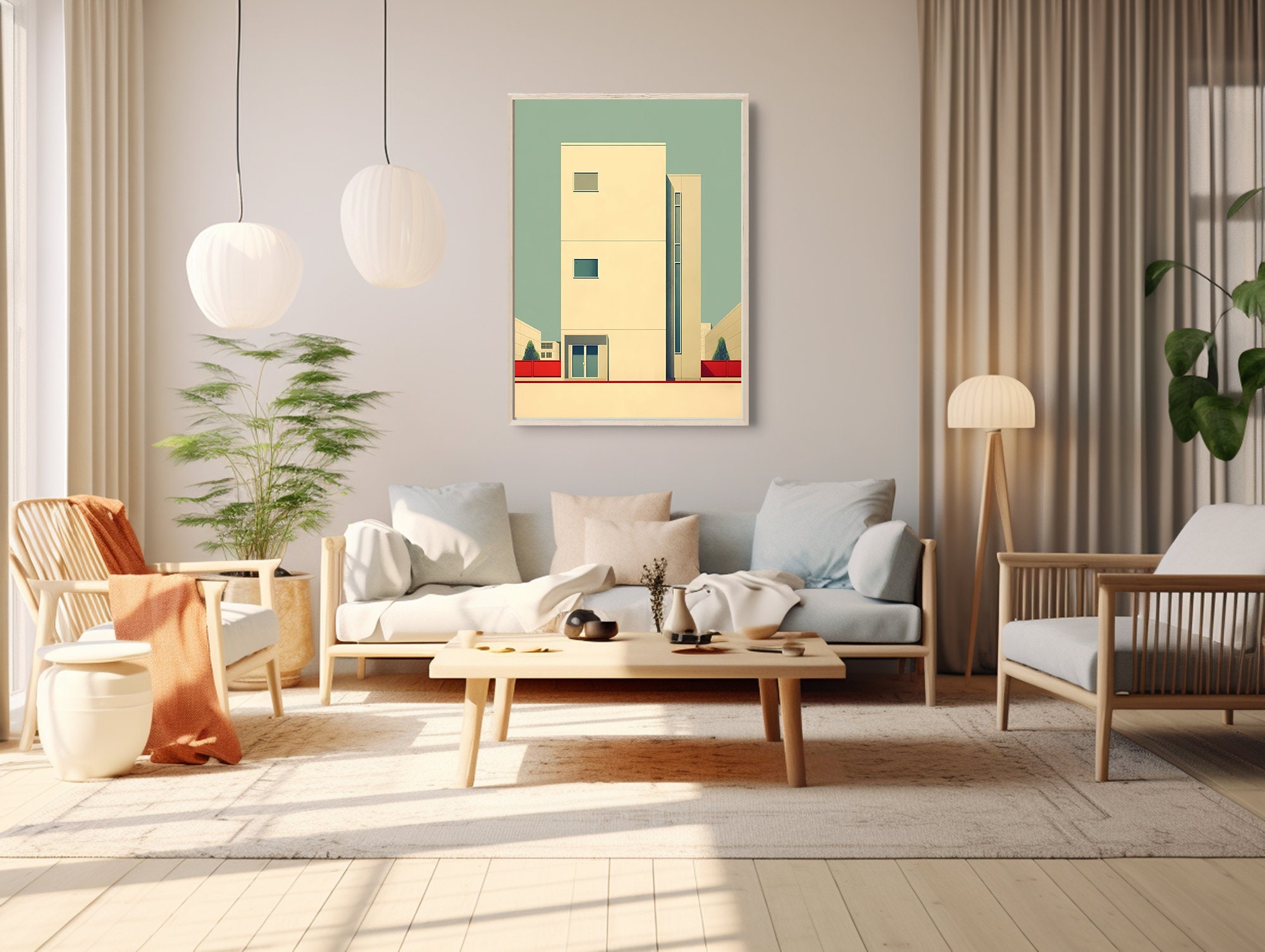 Minimalist Wall Art | Minimalist Architecture Print | Minimalist Decor ...