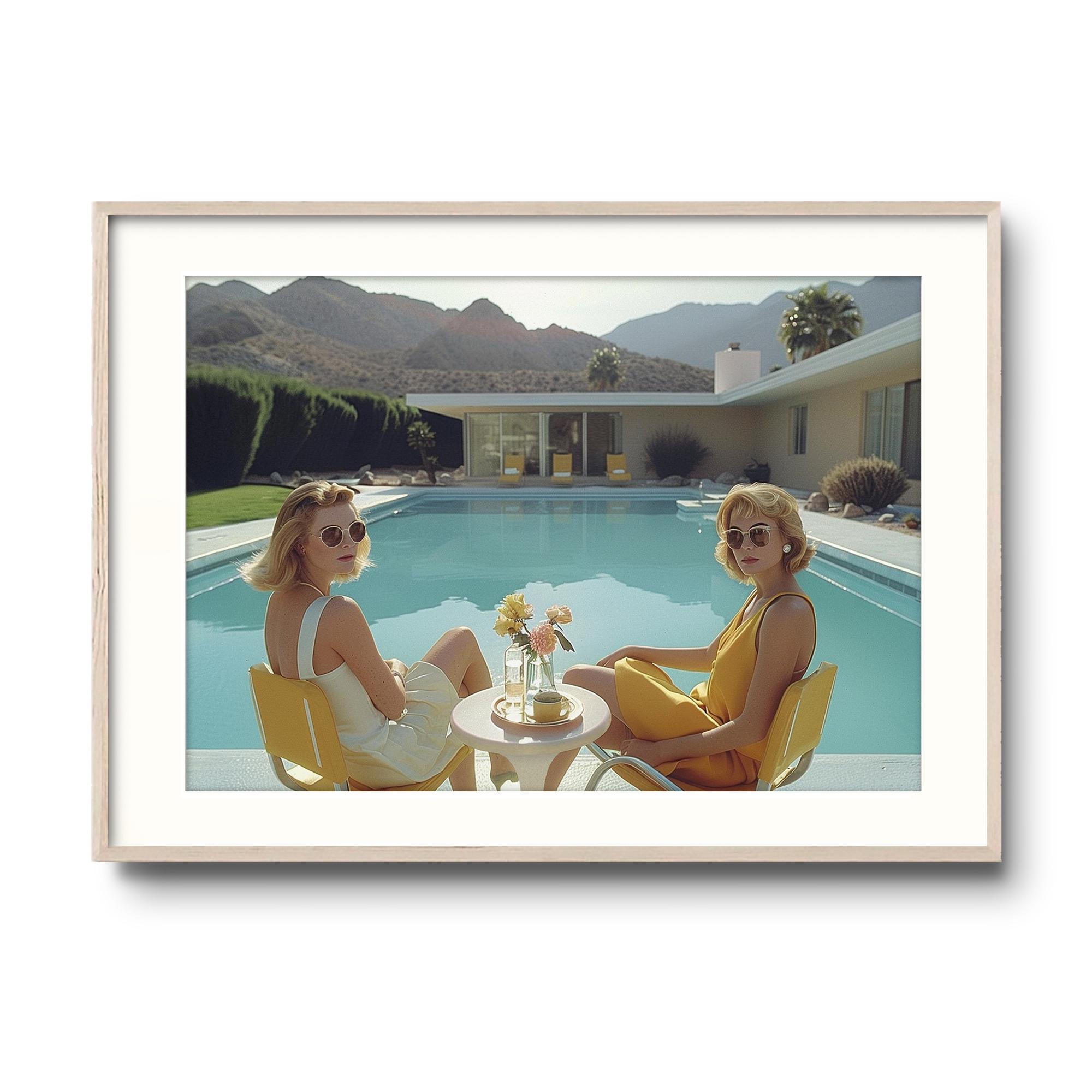 洋書 PALM SPRINGS STYLE ミッドセンチュリー 写真集 イームズ Mid Century Modern Photo | Palm Springs Retro Print | Slim Aarons