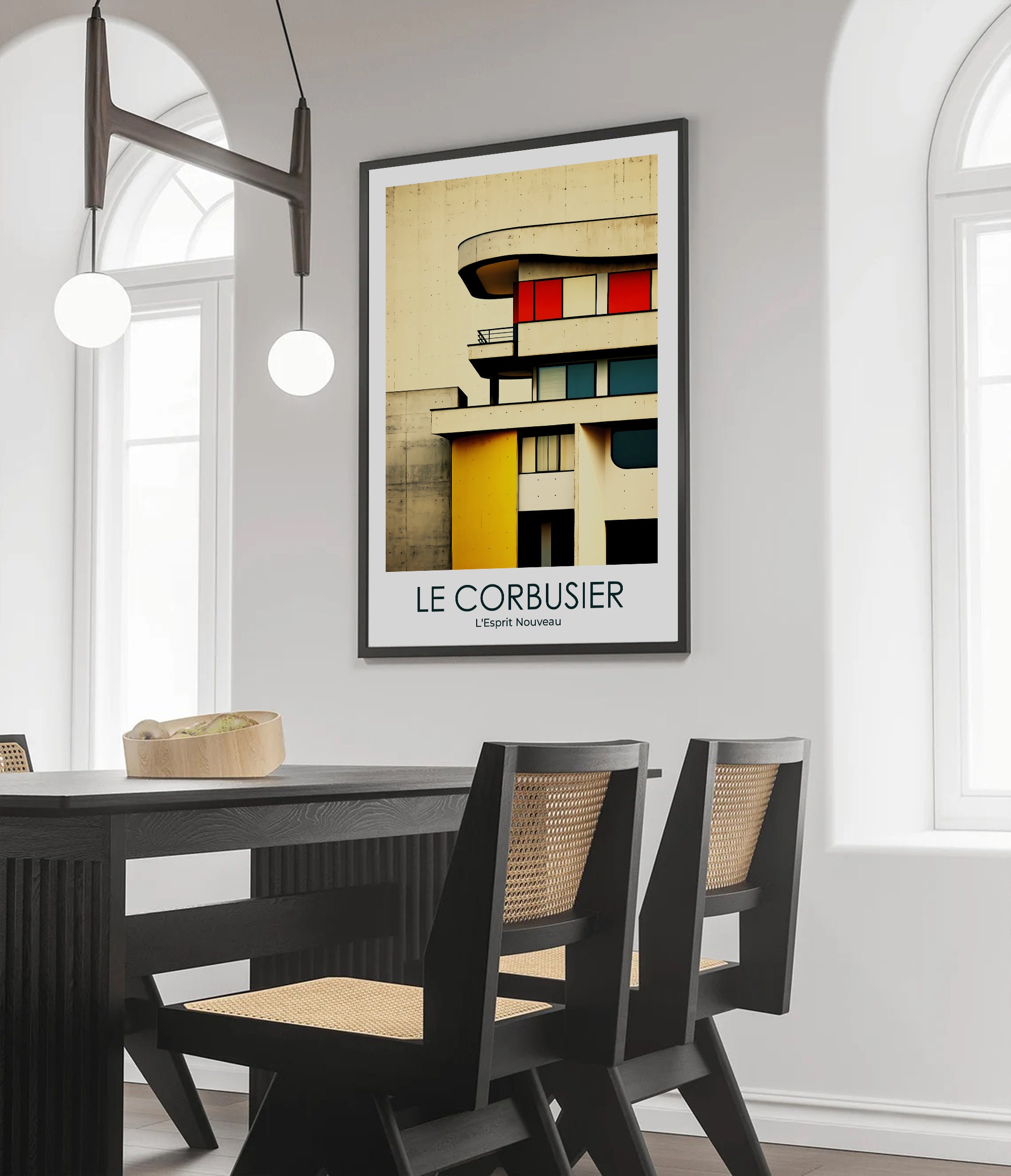 Le Corbusier Poster | Art Nouveau Print | Le Corbusier Modern