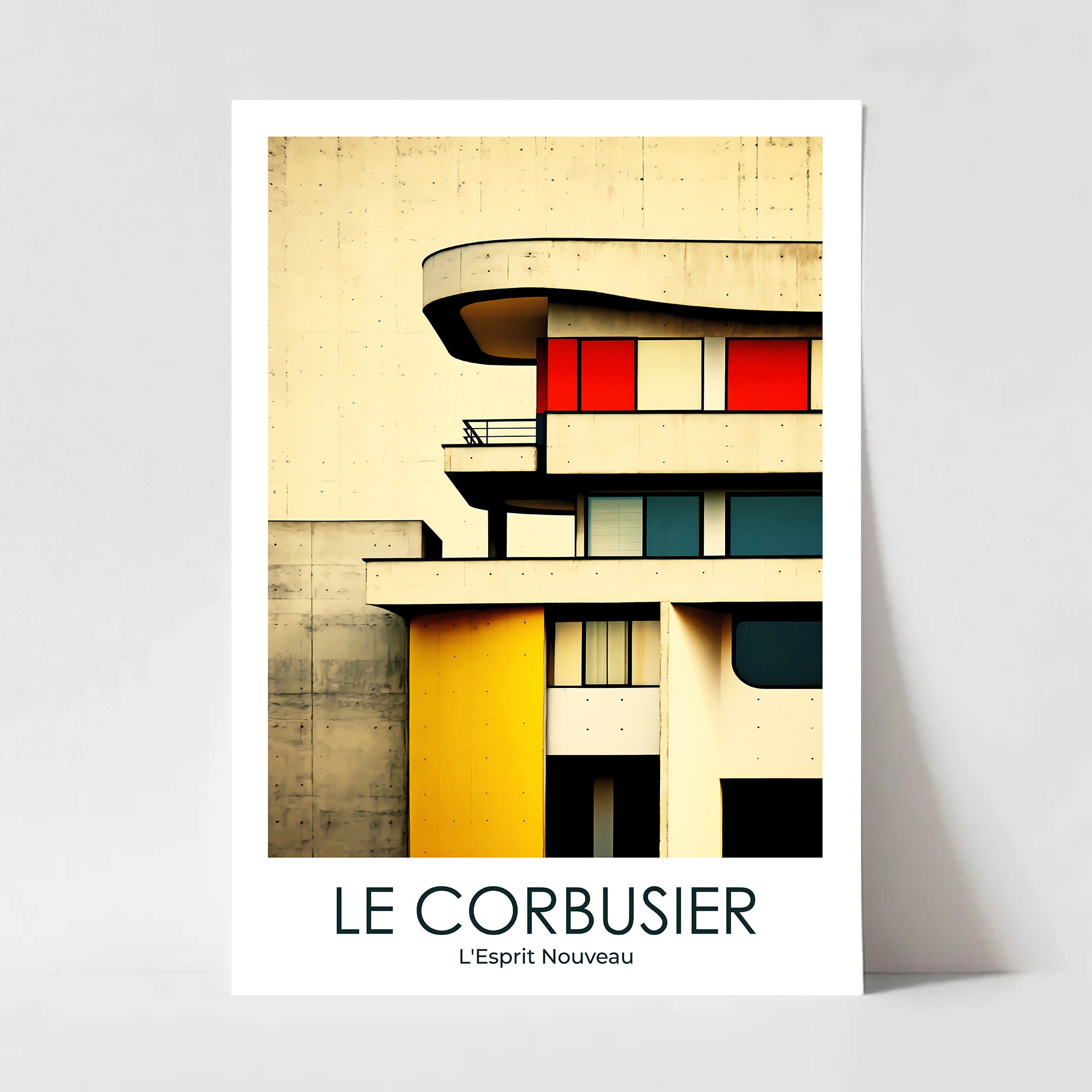 Musee National d'Art Moderne | Le Corbusier - 1953 | Event Poster