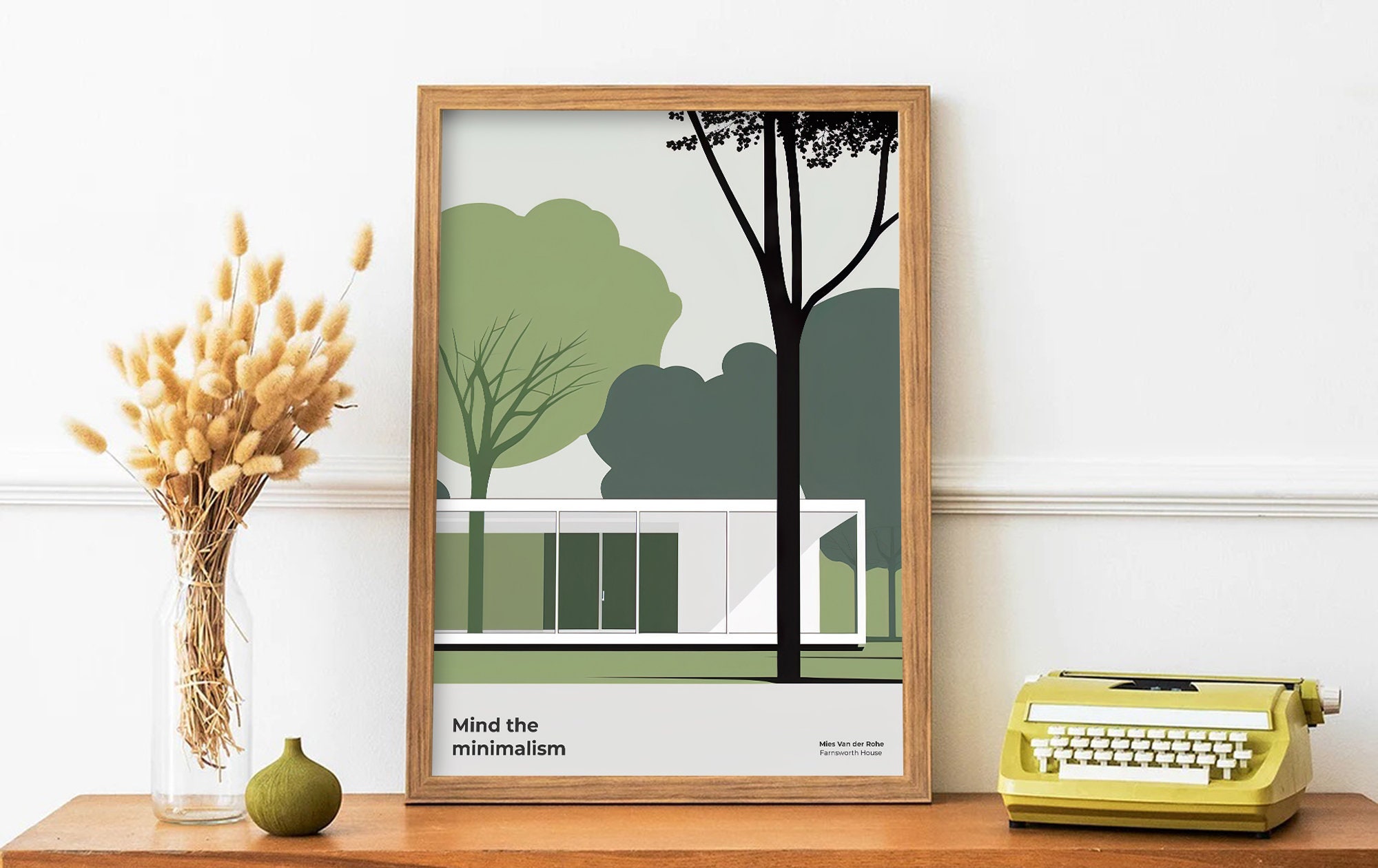 Mind the Minimalism | Minimalist Architecture Print | Mies Van Der