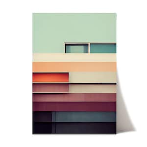 Minimal architecture wall art | minimal art print | minimalism | Contemporary decor | Architecture poster | minimalist artwork print