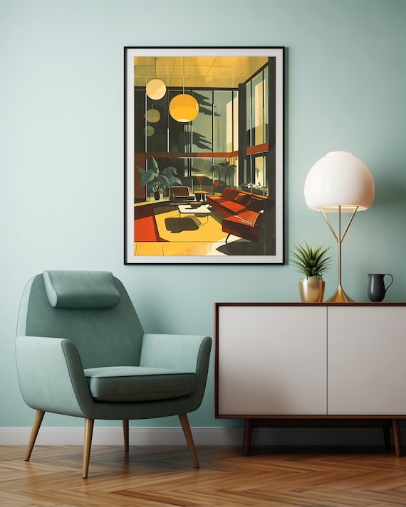 Mid_Century Modern  50,S家具写真 Mid-Century Modern Home, Design Inspiration of the 1940s