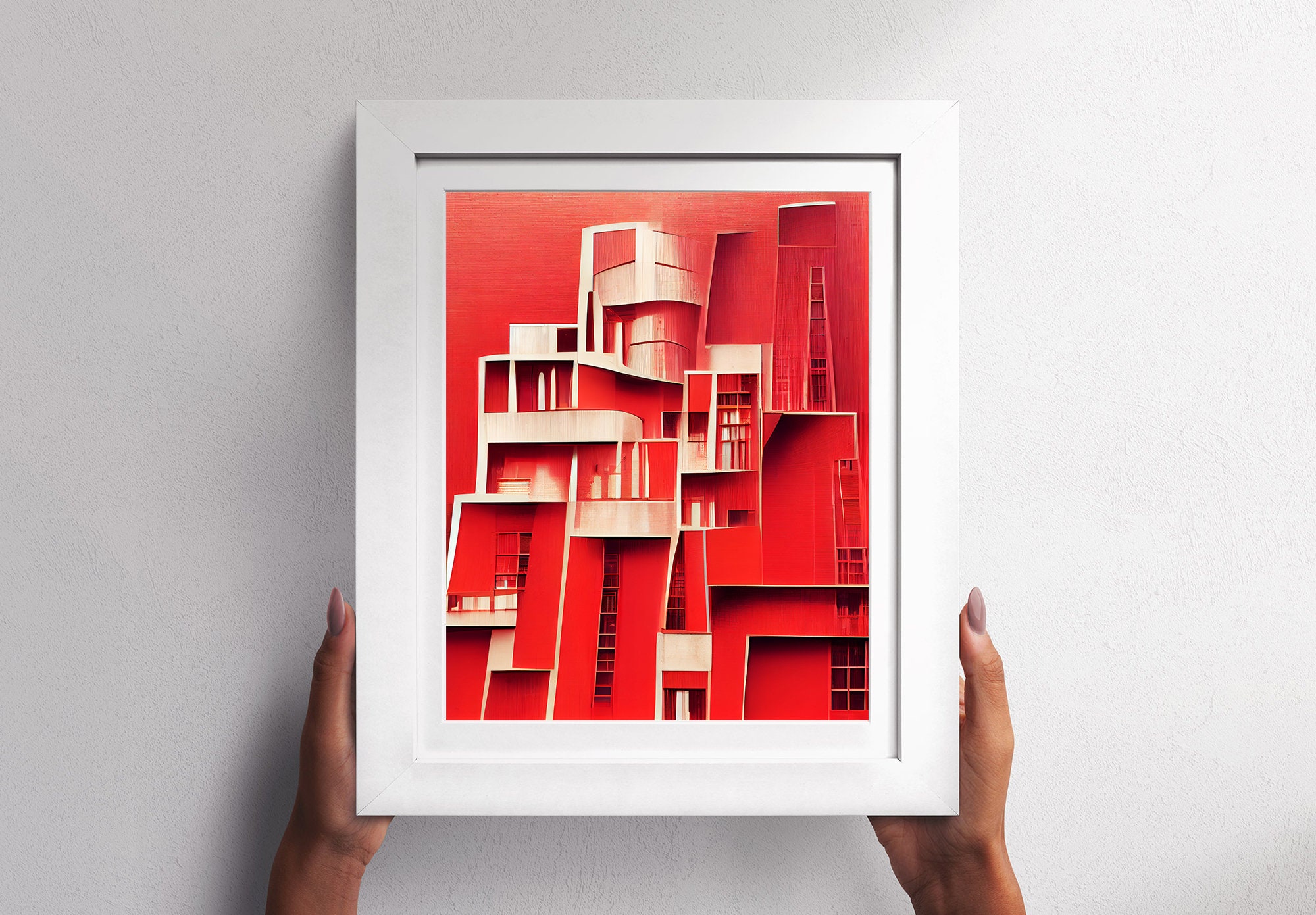 Architecture Art Print | Deconstructivism Architecture | Modern