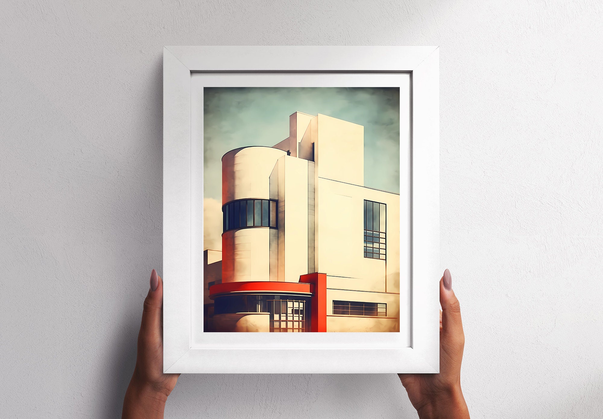 Vintage Architecture Print | Bauhaus Design Poster | Architectural ...