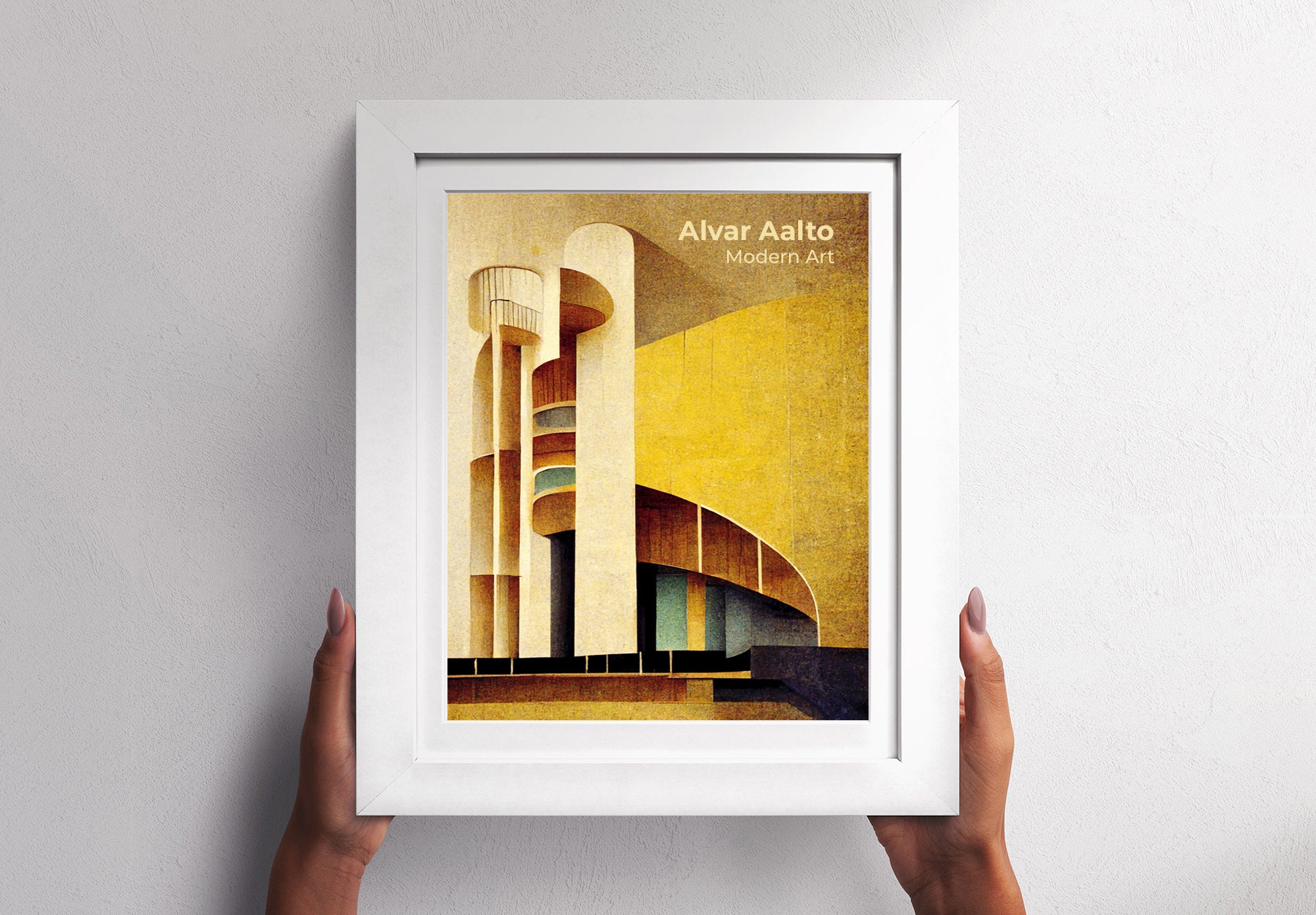 Architecture Wall Art | Alvar Aalto Architect | Modernist
