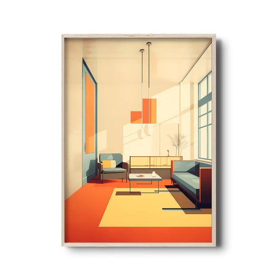 thumbnail image 2 of Walter Gropius Bauhaus Style Fine Art Poster | A3 Reprint | Modern Wall Art 2 of 3