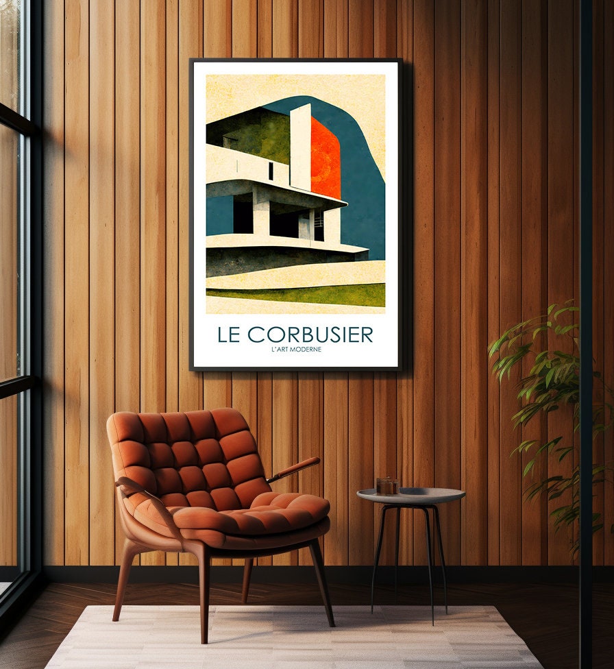 Le Corbusier Art Print | Modern Art | Le Corbusier Modern Movement