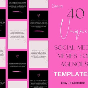 Viral Vibe Meme Template Bundle: Boost Social Media Engagement for Agencies | Canva Template | Social Media for Agencies | Social Media Meme