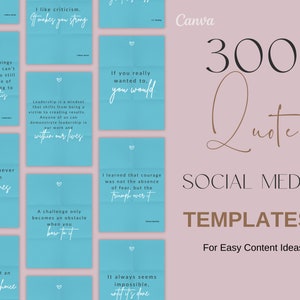 Modelli per social media/Cartoline con citazione verde acqua/Contenuti per social media/Citazioni ispiratrici/Citazioni motivazionali/Citazione aziendale/Instagram