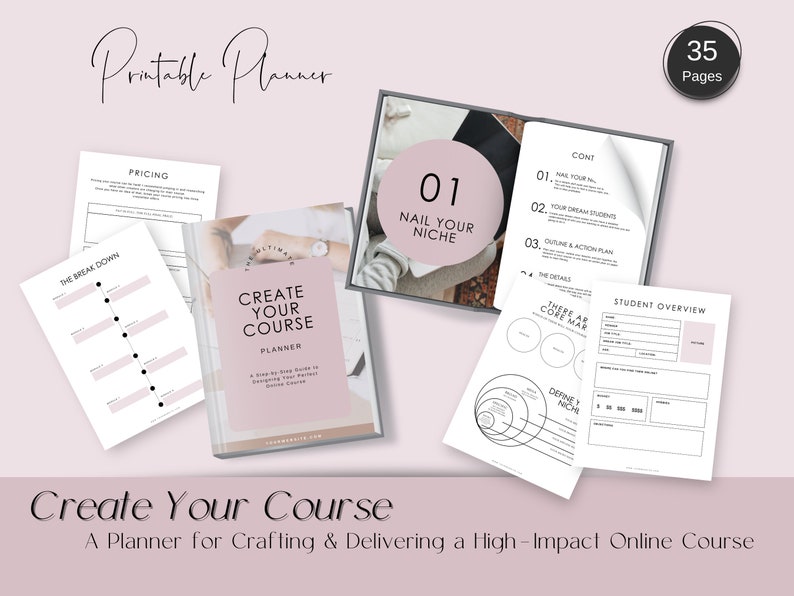 Create Your Course Planner | Design Your Perfect Online Course | Course ...