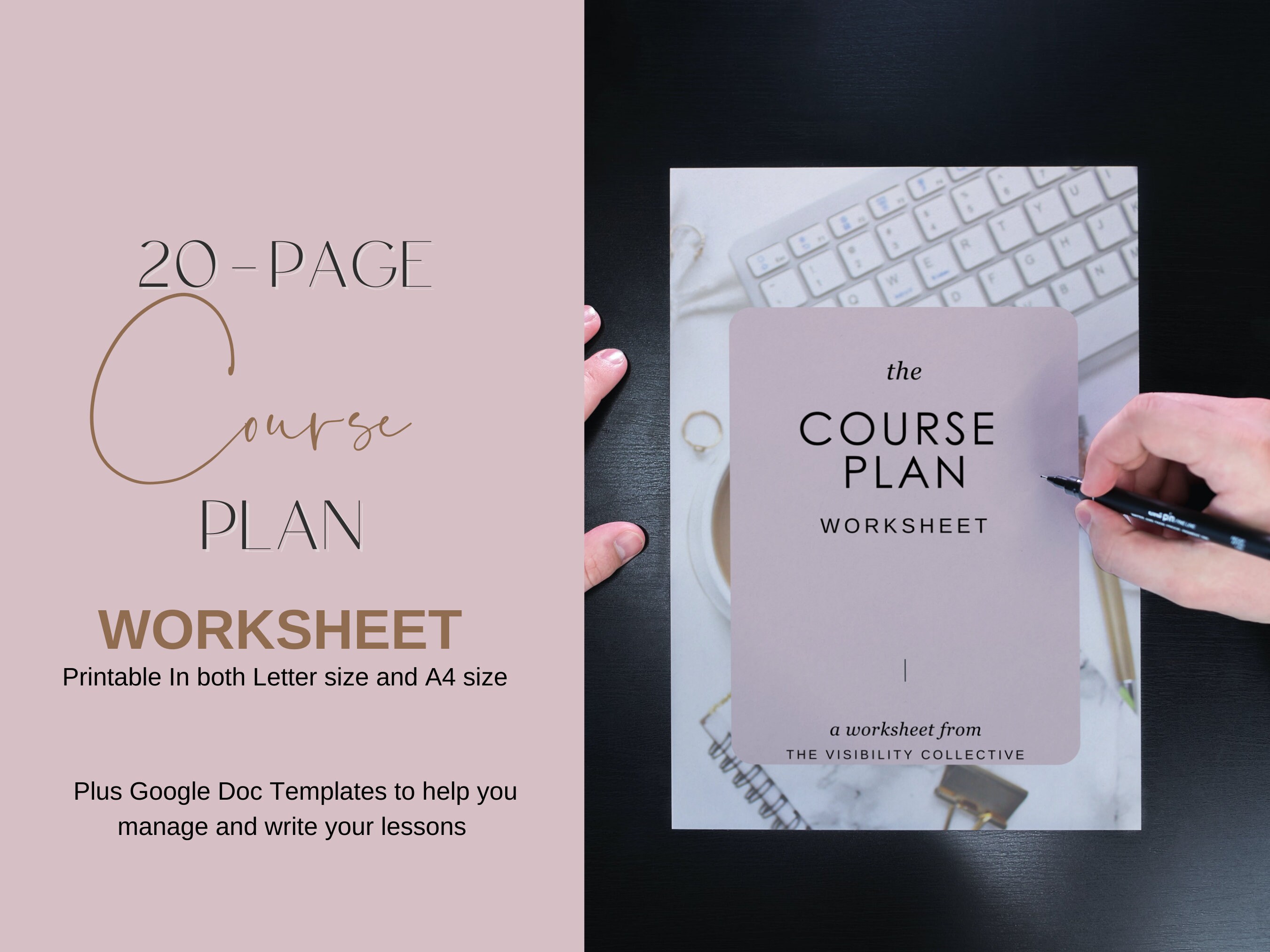 Course Planner, Course Planner Worksheet, Course Planner Printable ...