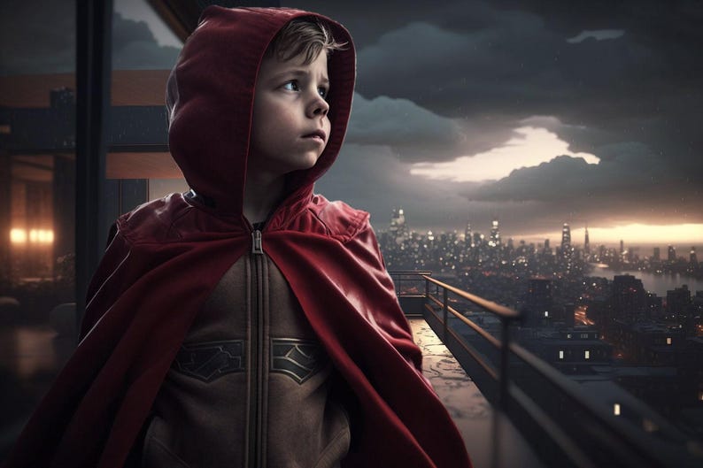 39 Super Hero Inspired CG Digital Backdrops, Metropolis, Bokeh City ...