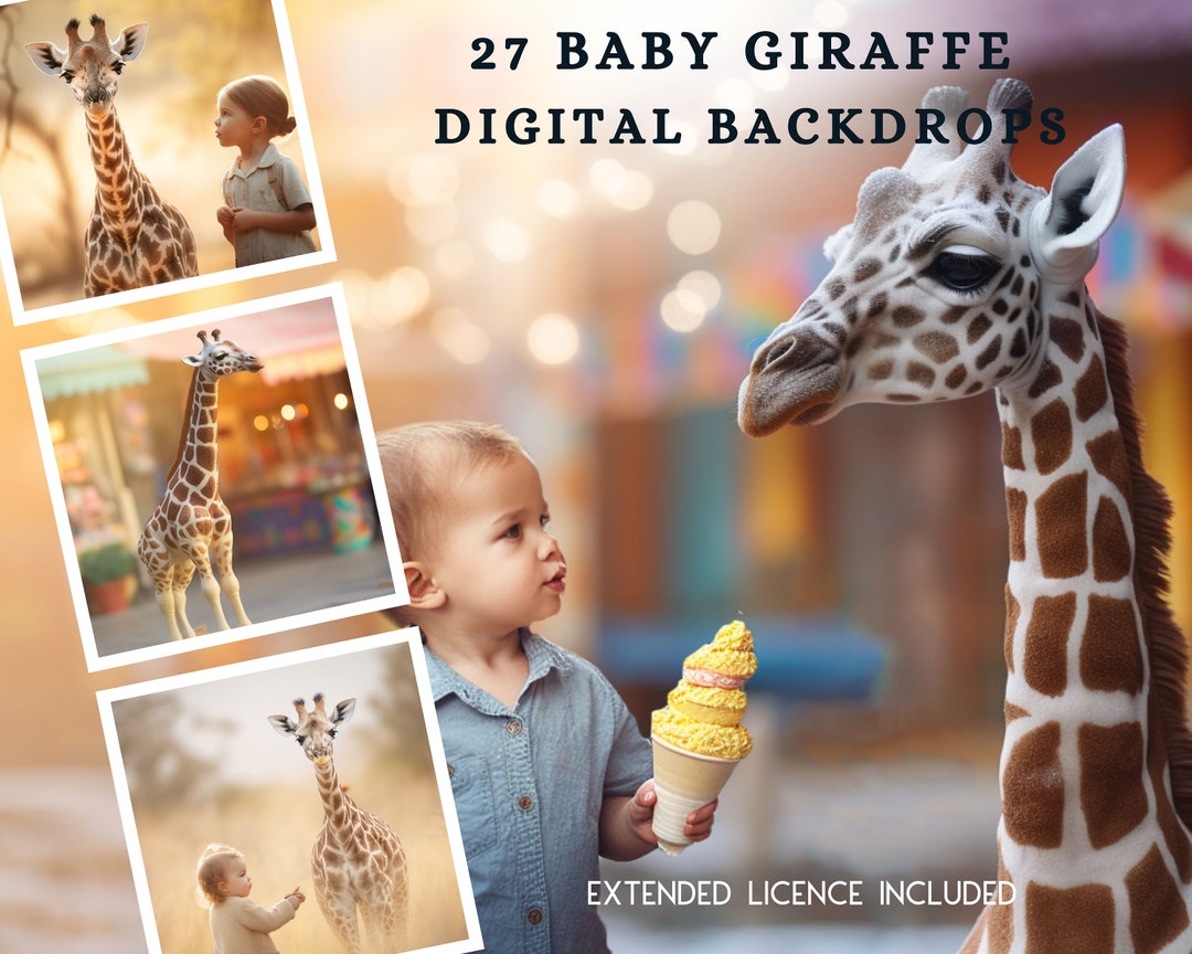 27 Premium Baby Giraffe Backdrops, CG Backdrops, Giraffe Background ...