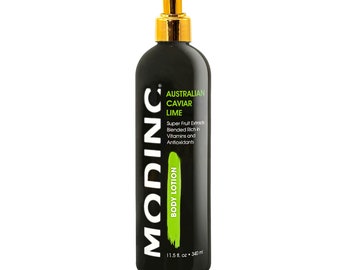 Modinc Luxury Body Lotion Australian Caviar Lime Formula, Hydration Blend, Vegan, Cruelty Free, Pump, 11.5 Ounces