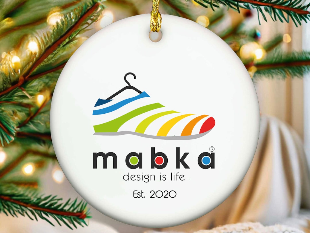 Personalized Business Logo Ornament, Coworkers Christmas Gift, Custom Employee Gift, Logo