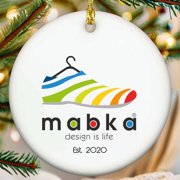 Personalized Business Logo Ornament, CoWorkers Christmas Gift, Custom Employee Gift, Logo Ornament, Holiday Company Ornament, Corporate Gift