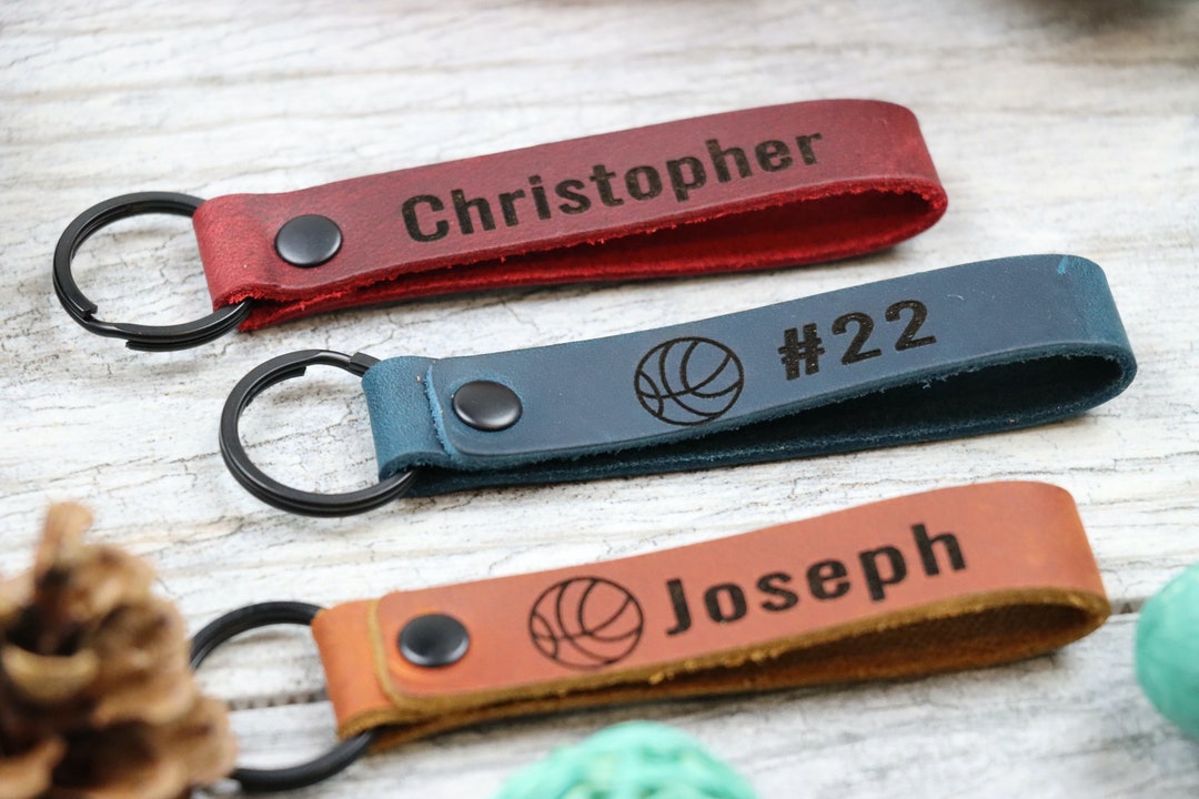 Porte-clés Basketball Personnalisable - Gravure Gratuite - Orange Mirror Magic