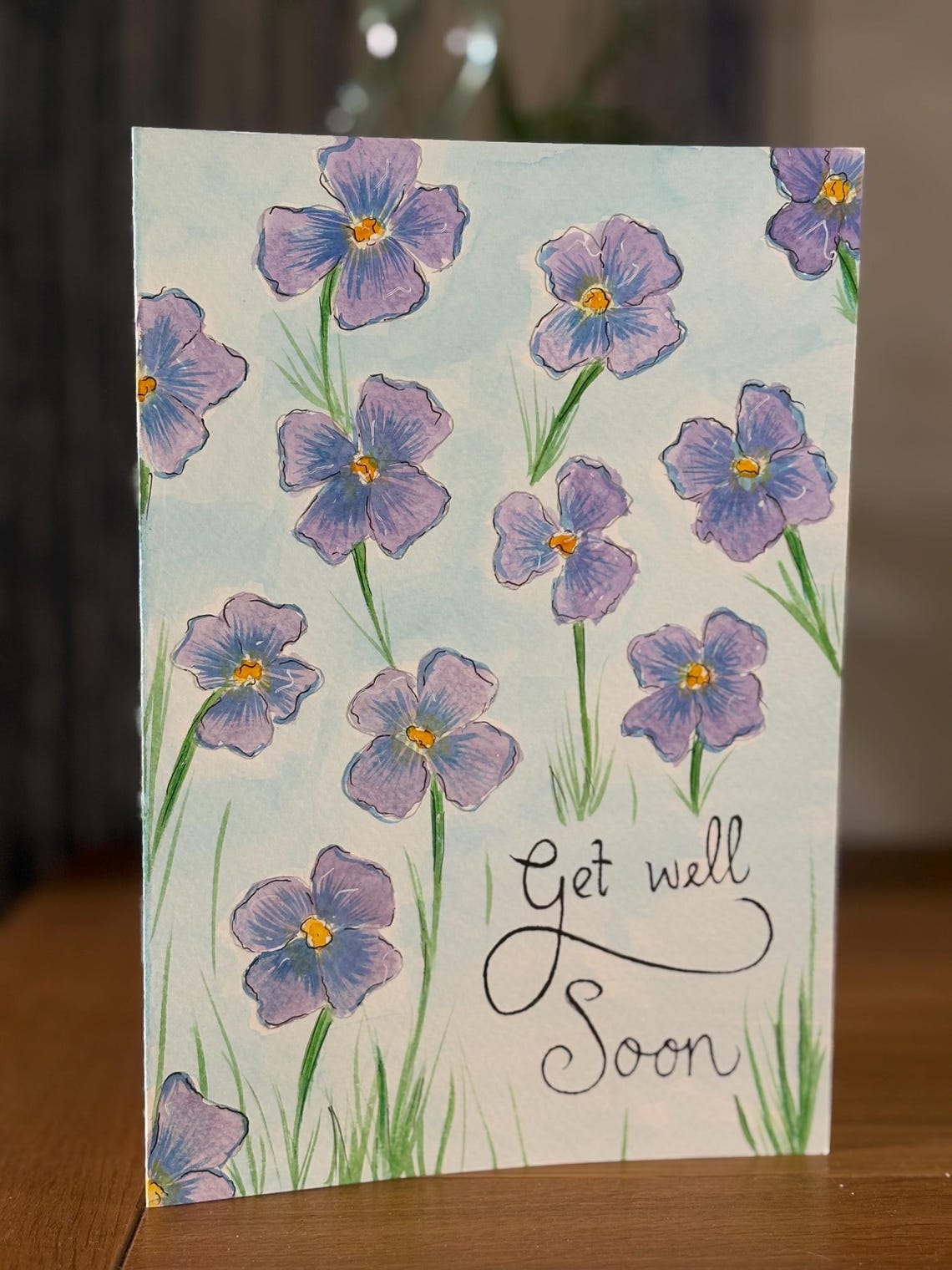 Personalised Get Well Soon Card | Thoughtful Card | Hope You Feel ...