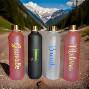 Personalized 32oz Water Bottle with Time Markers