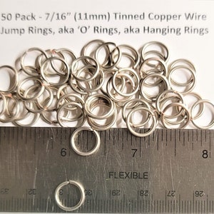 SHINY GOLD 7mm 16 GA AWG Jump Rings / 5 Gram Pack (approx 70) / sawcut –  StravaMax Jewelry Etc