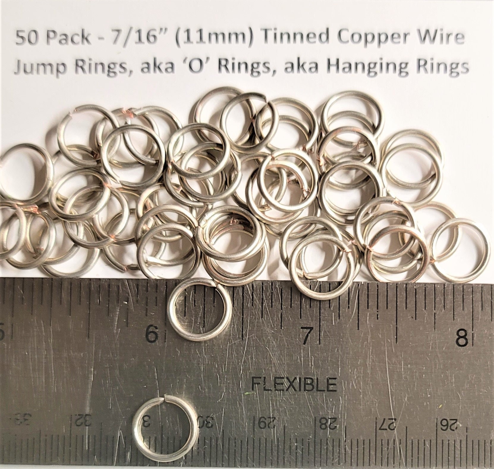 Heavy Duty 12 Gauge Copper Jump Rings JSR12 Solid Copper Jewelry