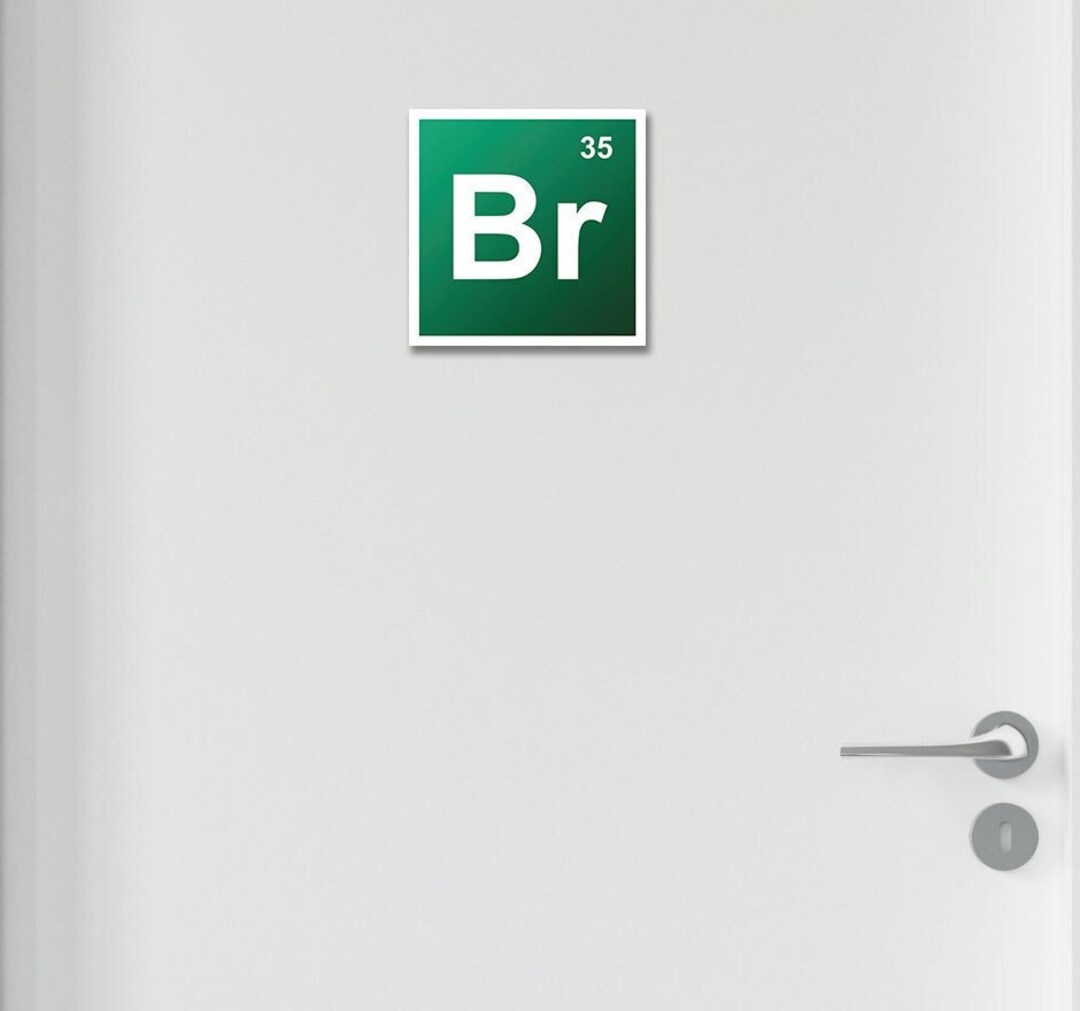 Bromine Sign Breaking Bad Sign Aluminum Print Etsy