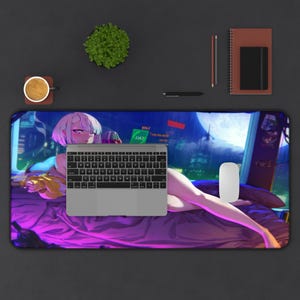 Lucy Desk Mat - cyberpunk - cyberpunk desk mat - edgerunners - edgerunners mousepad - anime mousepad butt - anime mousepad ass image 3