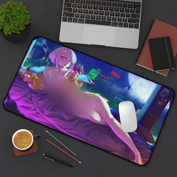 Lucy Desk Mat - cyberpunk - cyberpunk desk mat - edgerunners - edgerunners mousepad - anime mousepad butt - anime mousepad ass