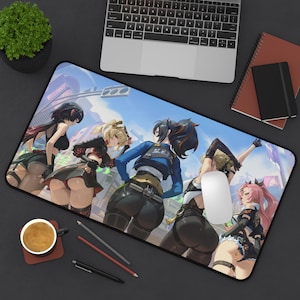 Zenless Zone Zero Girls Desk Mat - Zenless Zone Zero - Zenless Zone Zero Mousepad - Zenless Zone Zero Desk Mat - Ellen Joe