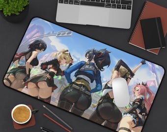 Zenless Zone Zero Girls Desk Mat - Zenless Zone Zero - Zenless Zone Zero Mousepad - Zenless Zone Zero Desk Mat - Ellen Joe